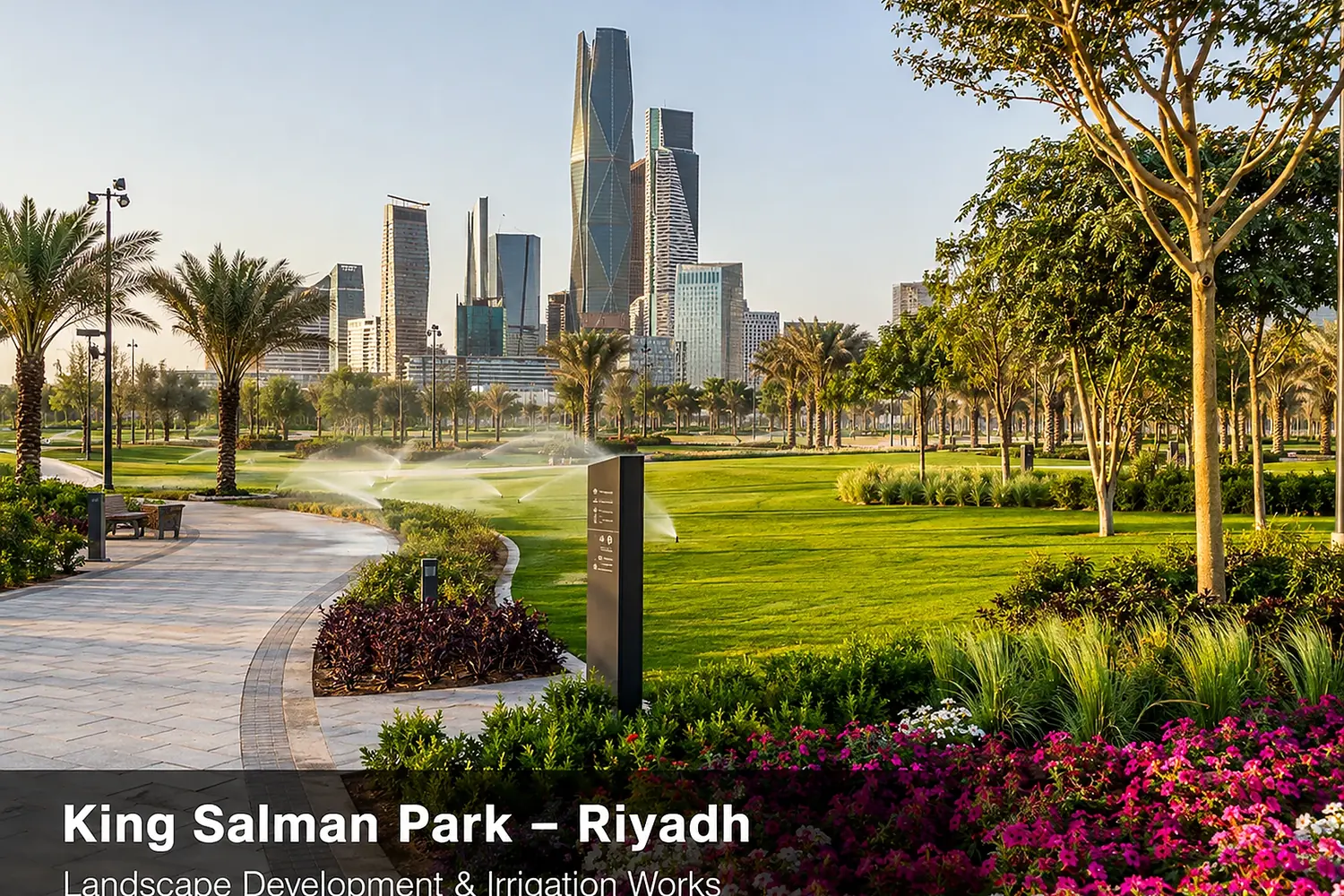 Plant supply for King Salman Park in Riyadh